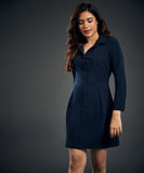 Front Dart Detailed Shirt Dress