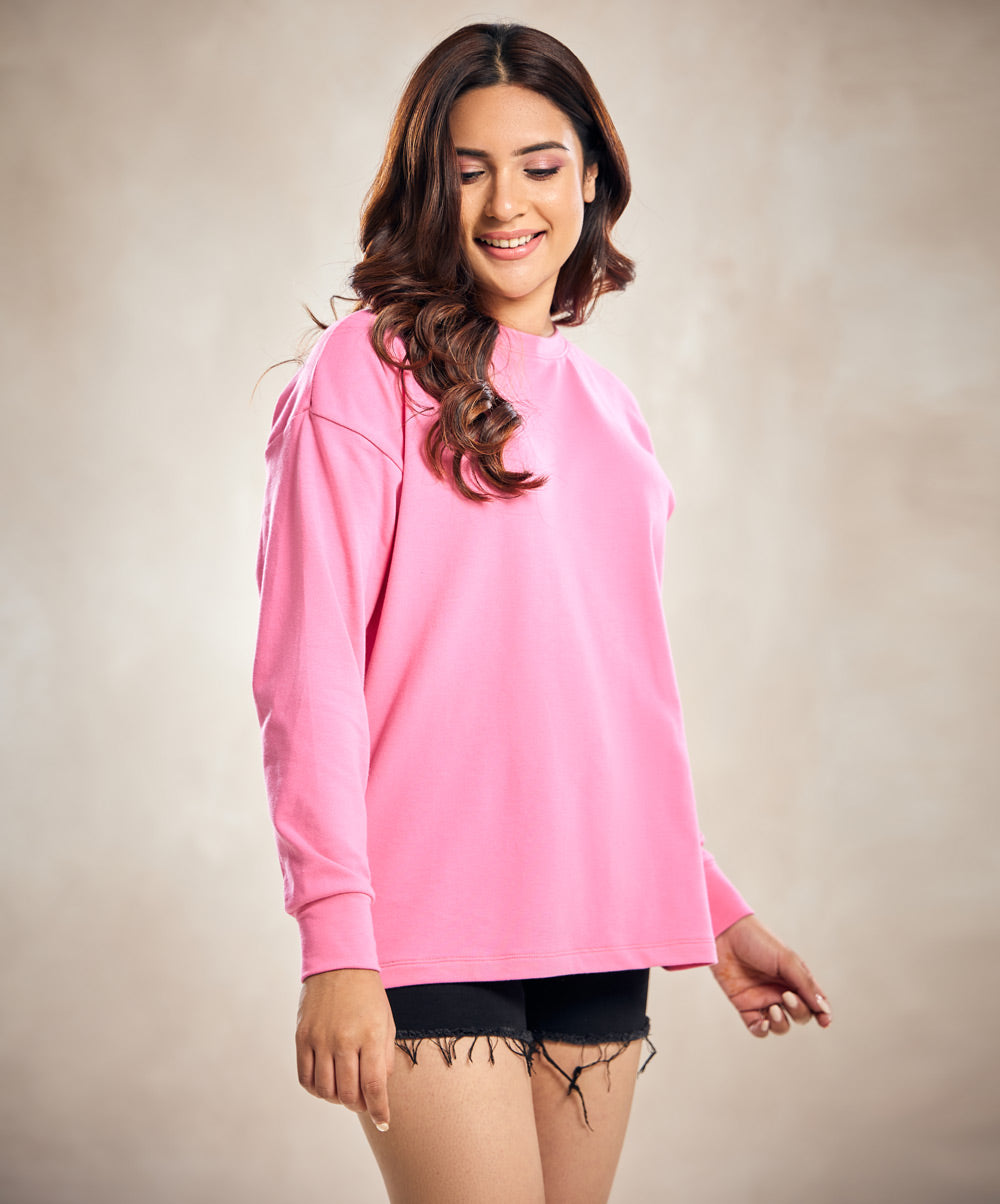Pink Comfort Color Long Sleeve T-Shirt