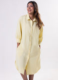 Puffed Sleeve Shirt Top-Yellow