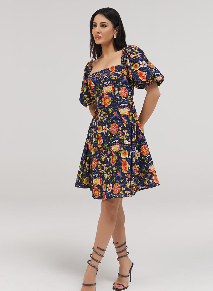 Square Neck Skater Dress
