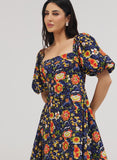 Square Neck Skater Dress
