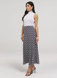 Printed Satin Skirt
