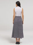 Printed Satin Skirt
