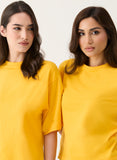 Yellow Sleeve Turn Up T-shirt