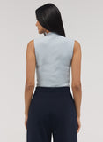 Rib Skinny Top - Pale Blue
