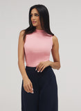 Rib Skinny Top - Peach Pink
