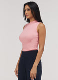 Rib Skinny Top - Peach Pink
