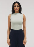 Rib Skinny Top - Baby Green
