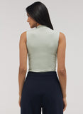 Rib Skinny Top - Baby Green
