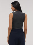 Rib Skinny Top - Dark Grey
