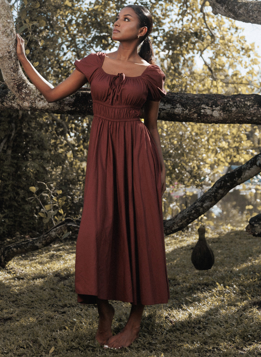 College Style Short Sleeve Cotton Dress