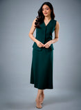 Formal Green Skirt