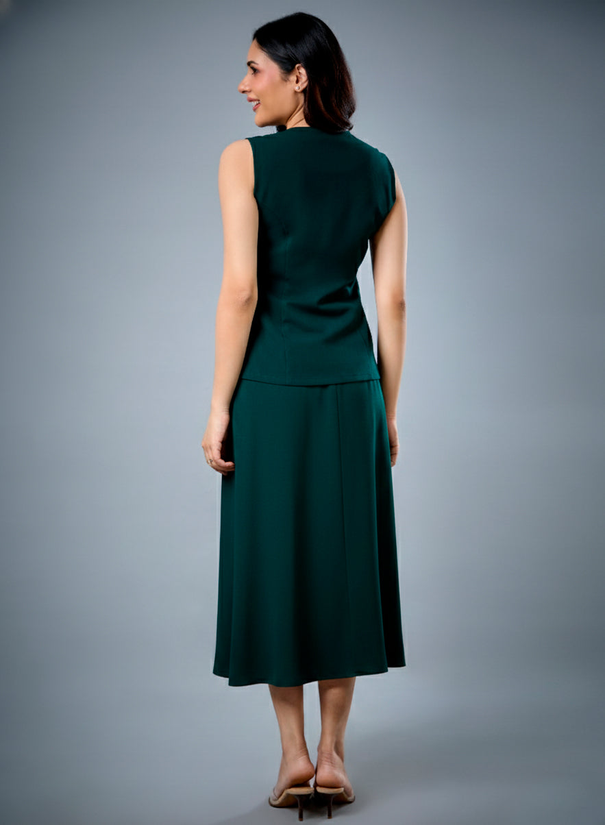 Formal Green Waistcoat