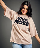 Love More Beige T-Shirt