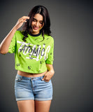 Atomic Green Cropped T-Shirt