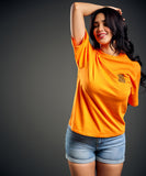 Black Mix Line Orange T-Shirt