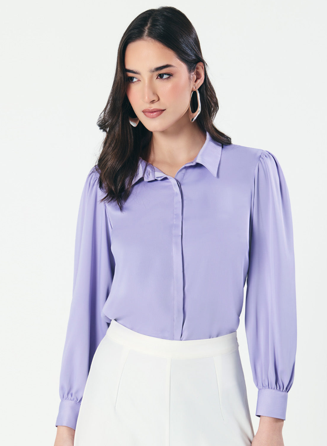 Long Sleeve Collared Shirt