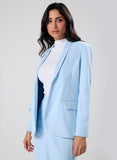 Over Sized Formal Blazer- Sky Blue
