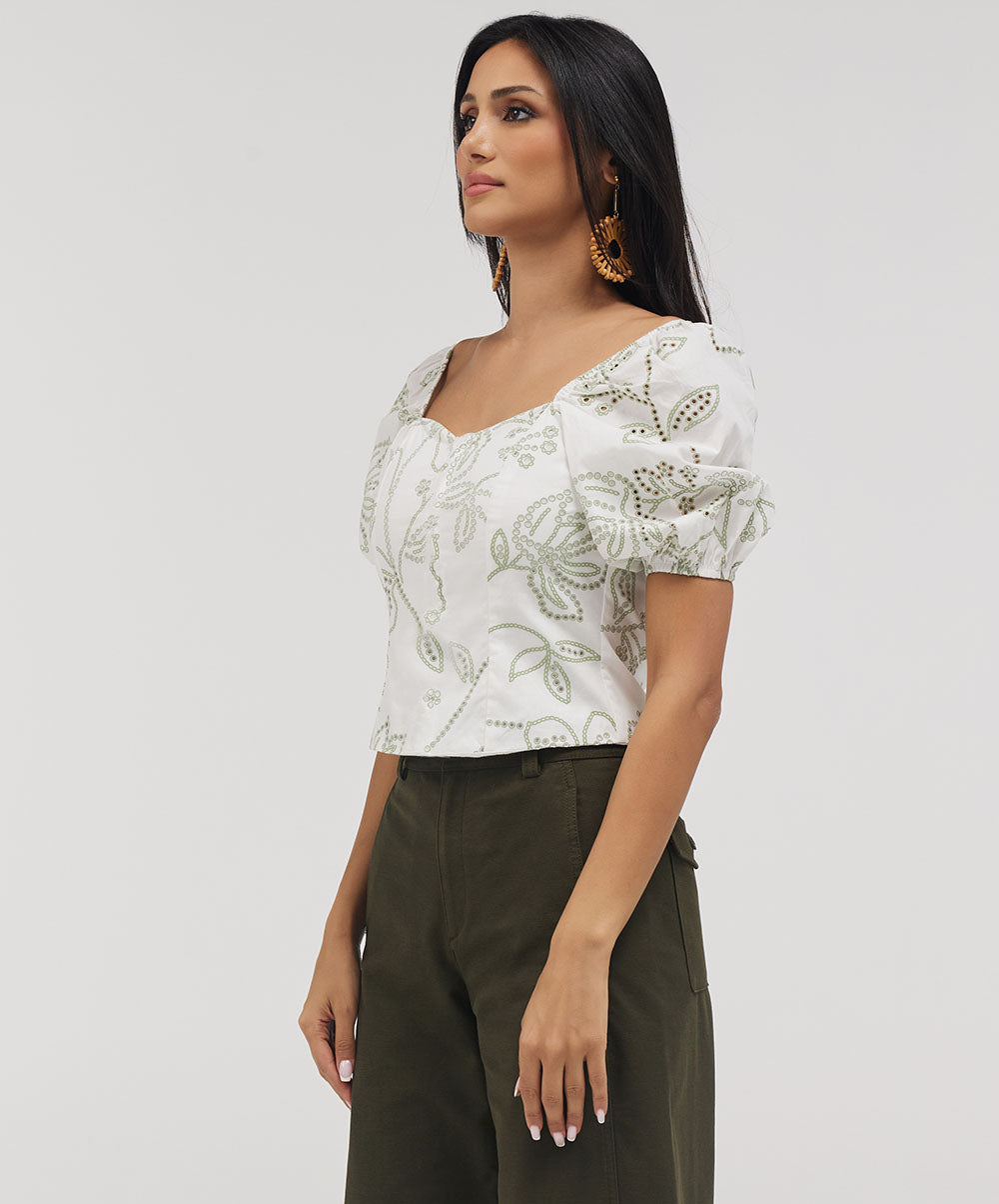 Front Open Cutlon Top