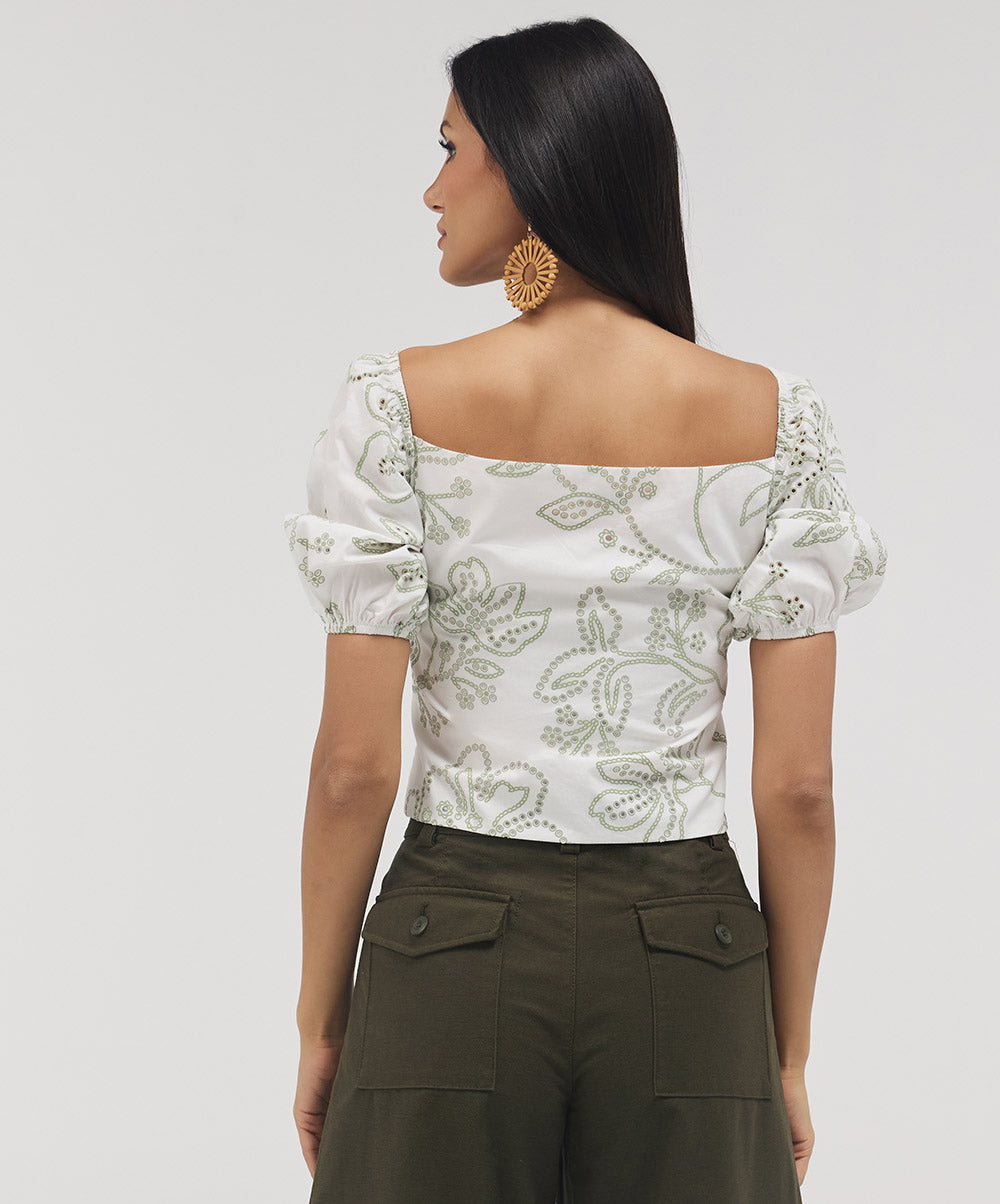 Front Open Cutlon Top