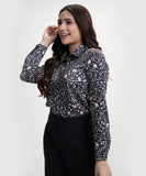 Satin Printed Top