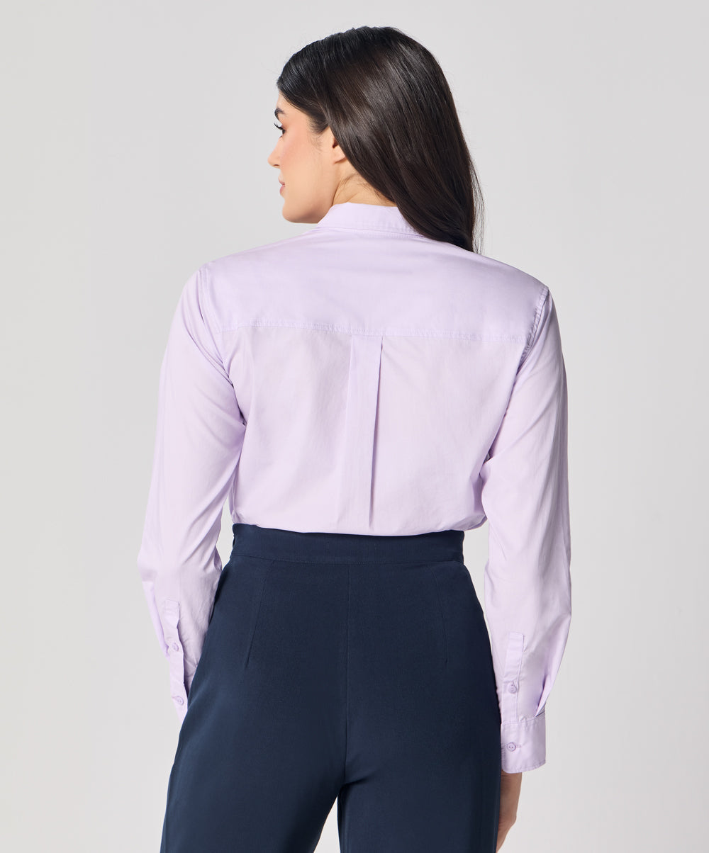 Formal Cotton Lavender Shirt