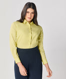 Formal Cotton Yellow Shirt