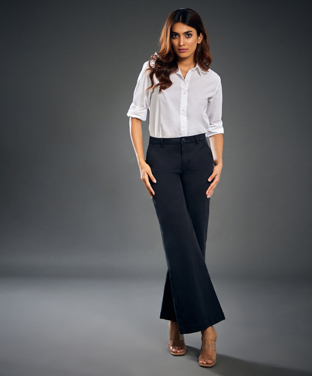 Black Twill Formal Pant