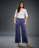 Navy Blue Twill Formal Pant