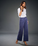 Navy Blue Twill Formal Pant