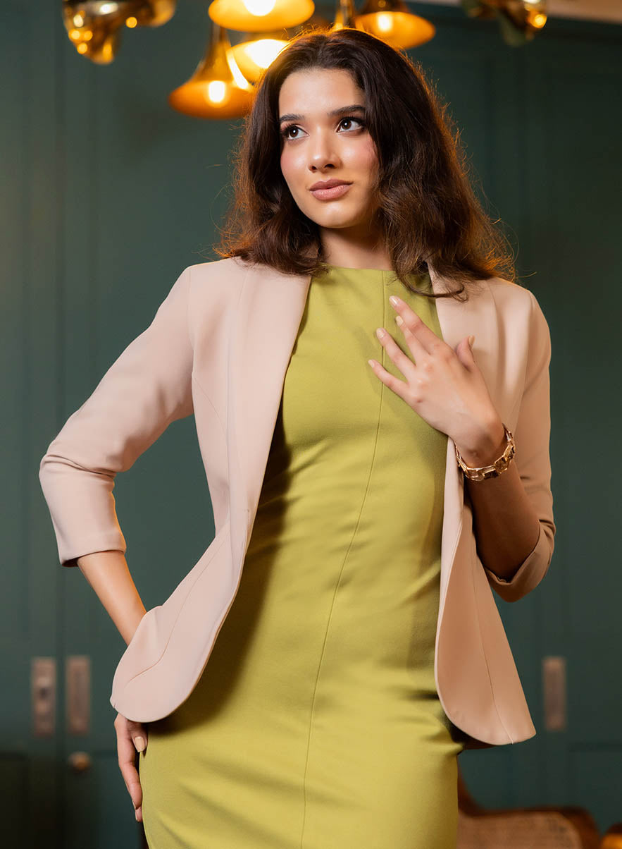 Basic Lapel Collared Blazer