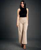 Flared Out Formal Beige Pant