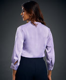 Collar Detailed Shirt With Hidden Placket