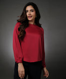 Long Sleeve Red Top