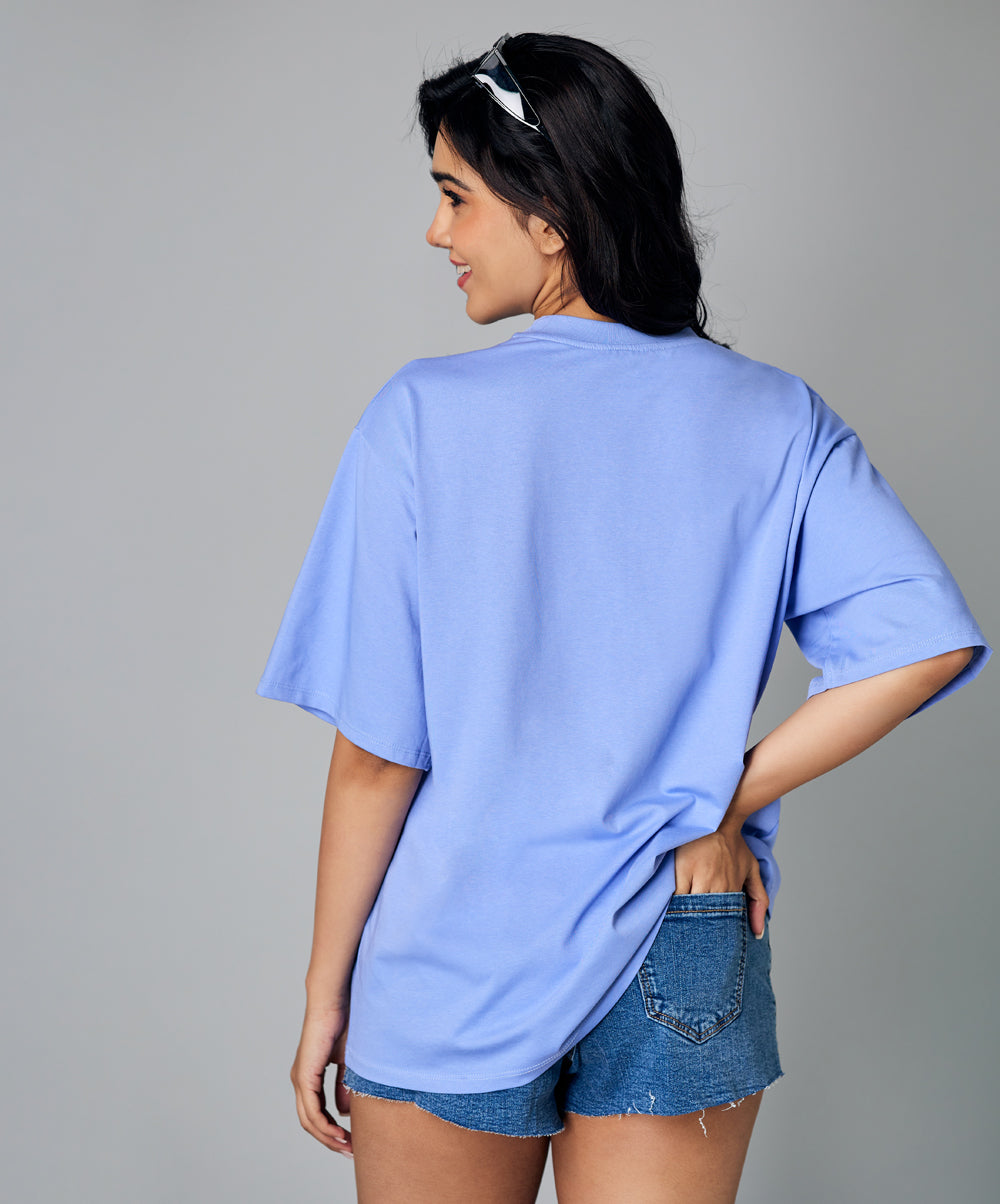 oversize blue the sun tshirt