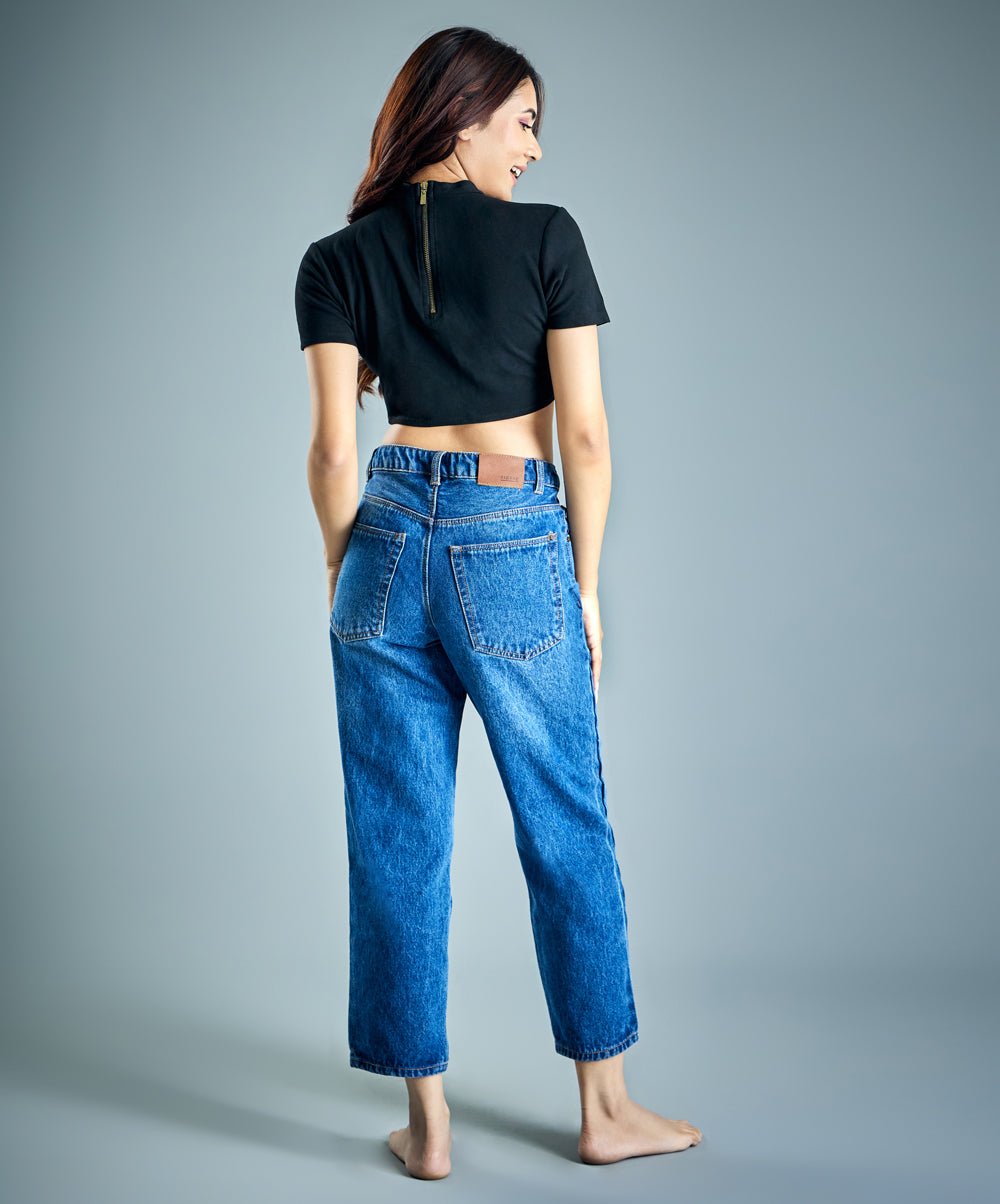 Relaxed Fit Mom Jean