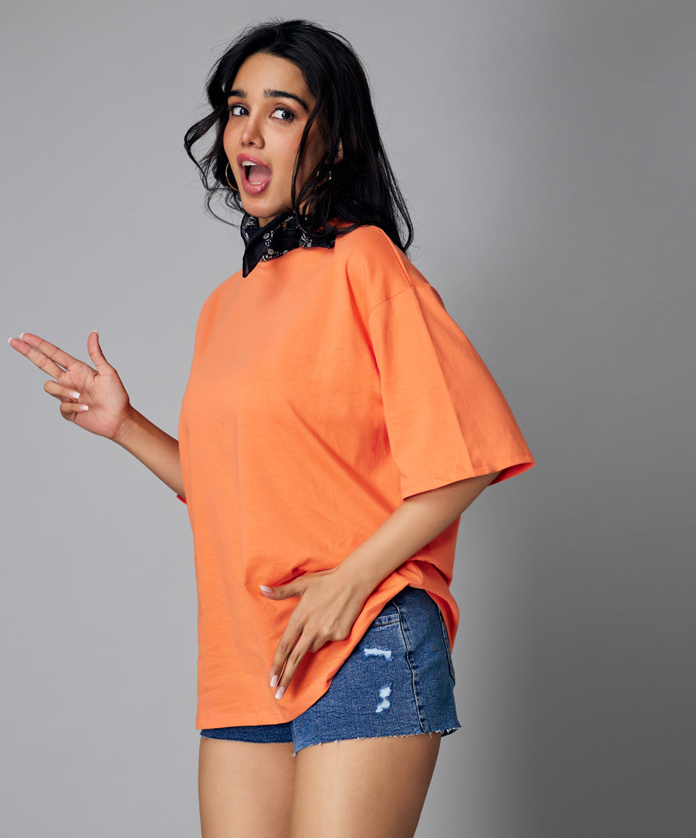 Oversize Orange Tshirt