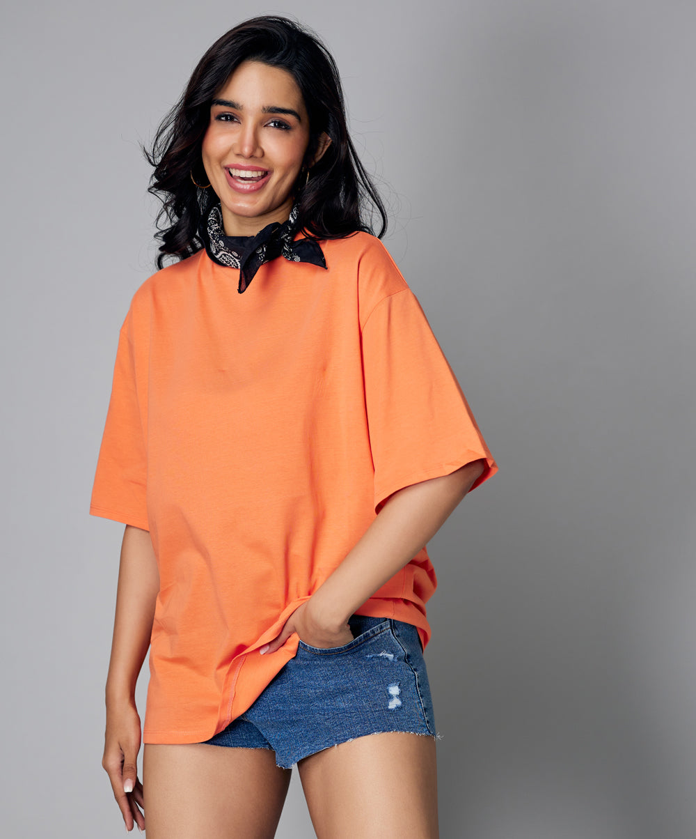 Oversize Orange Tshirt