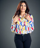 Printed Formal Long Sleeve Shirt