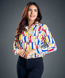 Printed Formal Long Sleeve Shirt