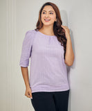 half sleeve cotton blouse