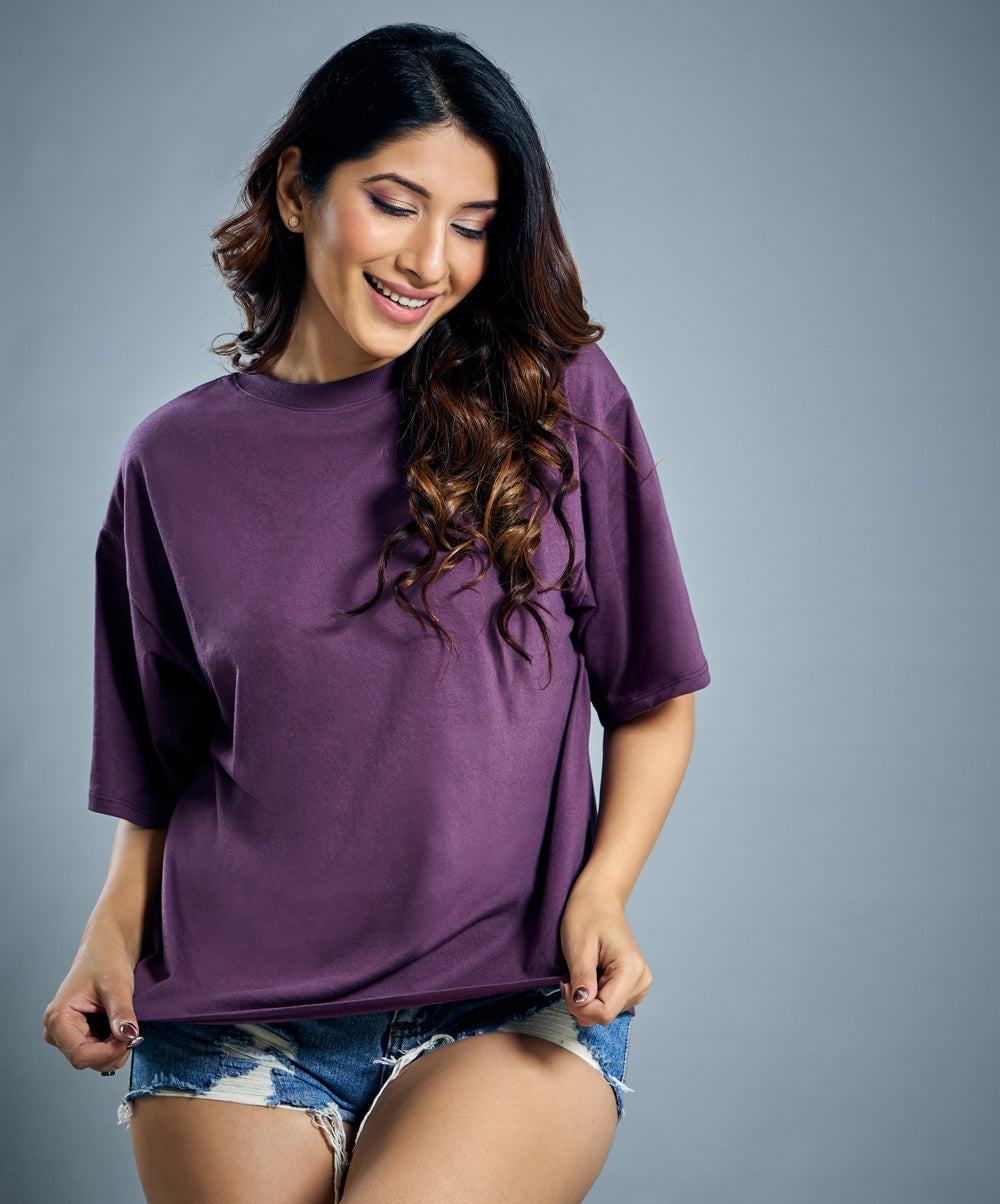 Oversized Purple Tshirt