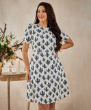 loose fitted white cotton dress 1