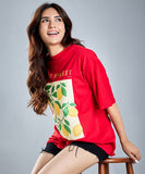 Oversize Red Lemon T-Shirt