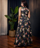 sleeveless tiered and gathered maxi 1