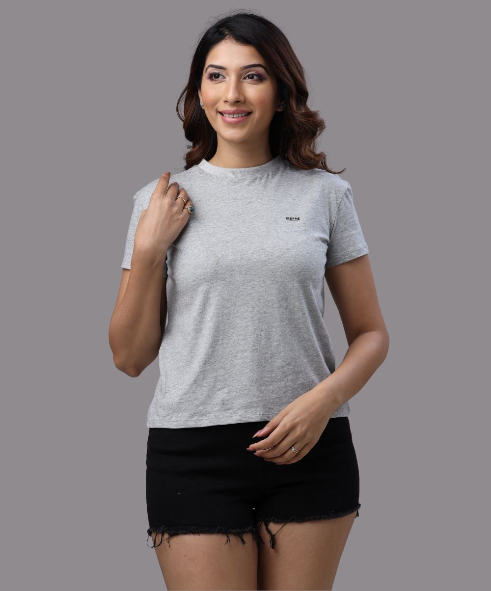 basic crew neck gray tshirt