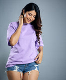 Oversize Light Purple Tshirt