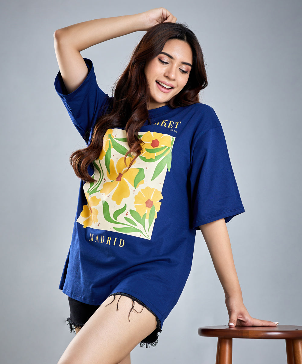 Oversize Navy T-Shirt