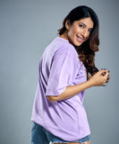 Oversize Light Purple Tshirt