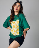 oversize green fruit tshirt